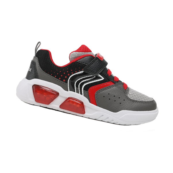 J ILLUMINUS B. A - TES+GBK BOT Кроссовки GREY/RED