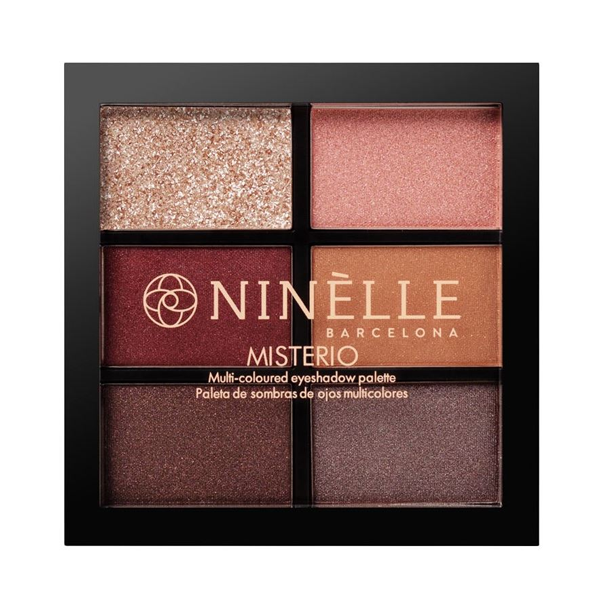 MULTI-COLOURED EYESHADOW PALETTE MISTERIO 528 Мультицветная палетка теней для век
