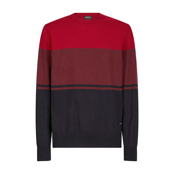 M KNIT COLOR BLOCK - TRICOT ME Свитер REDDAHLI/FIG/SKY CAP