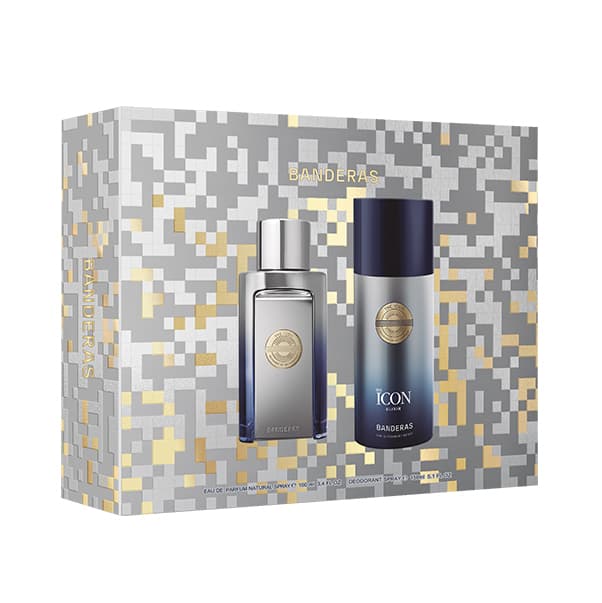 THE ICON MAN ELIXIR Набор (Парфюмерная вода 100 мл + дезодорант 150 мл)