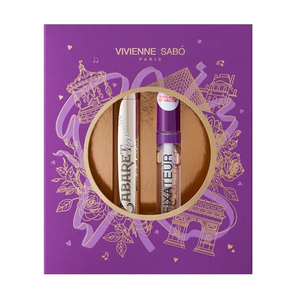 Набор (CABARET PREMIERE 01 Тушь для ресниц 9 мл + FIXATEUR LAMINATION EFFECT 01 Гель для бровей 6 мл)