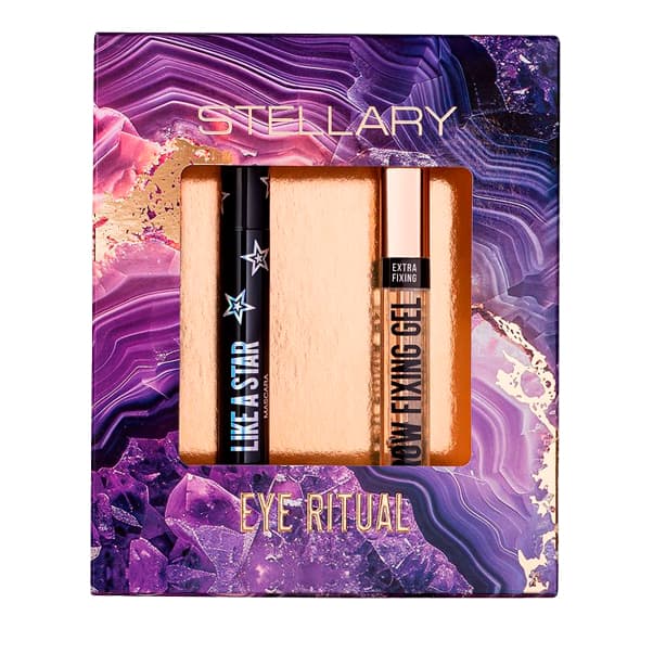 Набор (LIKE A STAR 01 Тушь для ресниц 8 мл + Прозрачный гель для бровей 8 мл)