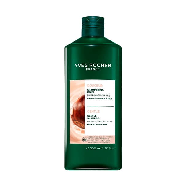 SOLUTIONS BOTANIQUES CAPILLAIRES DOUCEUR Шампунь НЕЖНОСТЬ с Молочком Каштана БИО - Без Cульфатов - Для нормальных и сухих волос